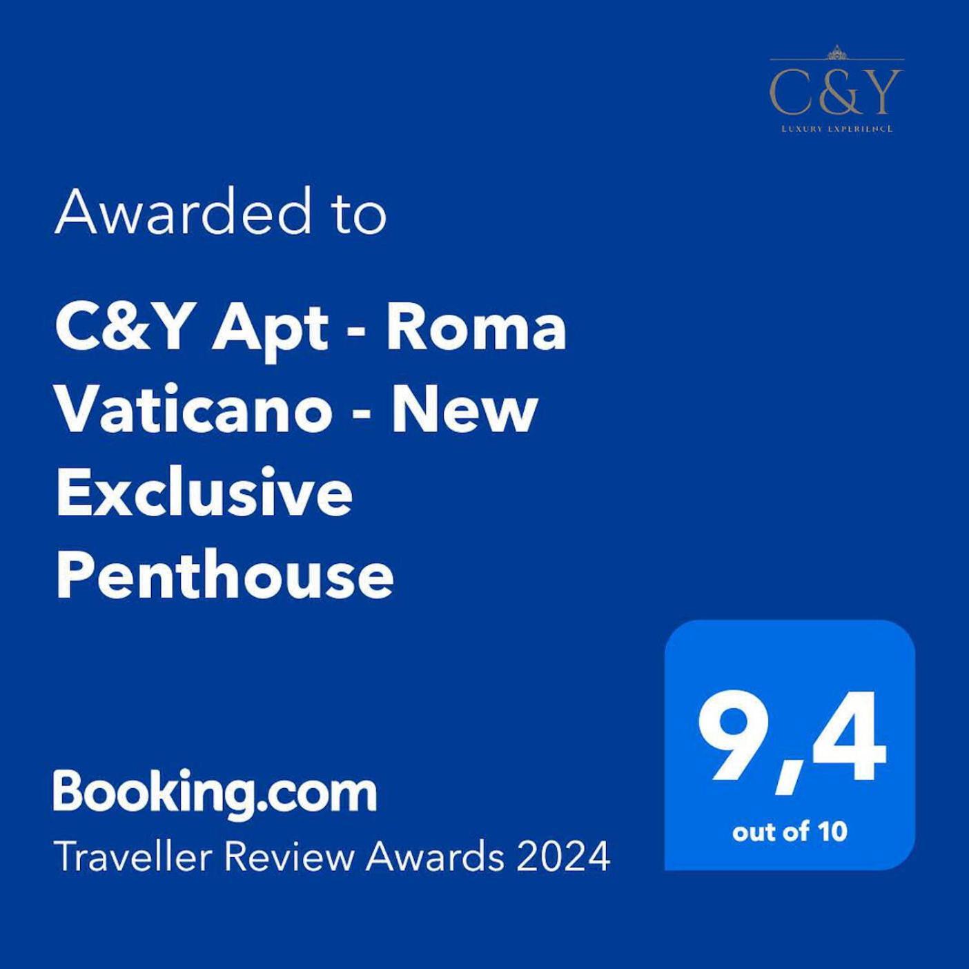 C&Y Apt - Roma Vaticano - New Exclusive Penthouse المظهر الخارجي الصورة